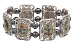 Buy Fancy Magnetic Hematite Stretchable Bracelet in Ontario, California