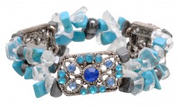 Buy Fancy Magnetic Hematite Stretchable Bracelet in Hollywood, Florida