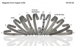 Buy Magnetic Antique Silver Pure Copper Cuff 