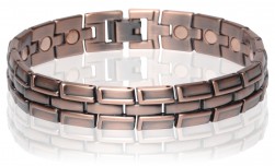 Buy Magnetic Copper Tone Link Bracelet 