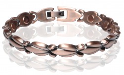 Buy Magnetic Copper Tone Link Bracelet 