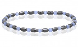 Buy Magnetic Hematite Stretchable Anklets 