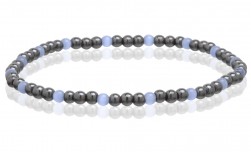 Buy Magnetic Hematite Stretchable Anklets 