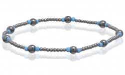 Buy Magnetic Hematite Stretchable Anklets 