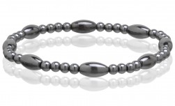 Buy Magnetic Hematite Stretchable Anklets 