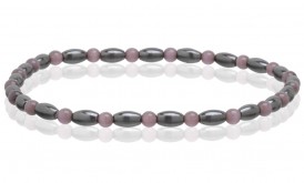 Magnetic Hematite Stretchable Anklets