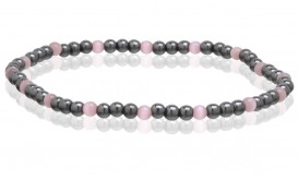 Magnetic Hematite Stretchable Anklets