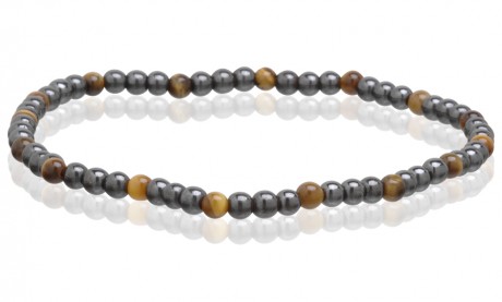 Magnetic Hematite Stretchable Anklets