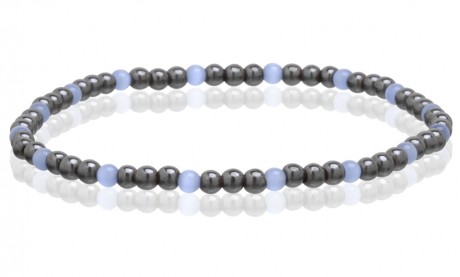 Magnetic Hematite Stretchable Anklets