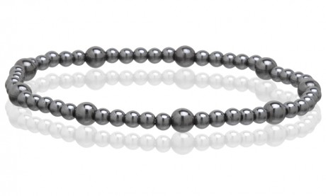 Magnetic Hematite Stretchable Anklets