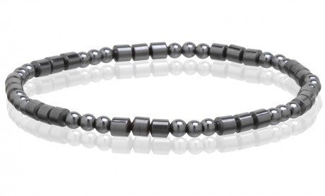 Magnetic Hematite Stretchable Anklets