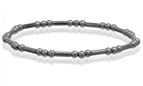 Magnetic Hematite Stretchable Anklets