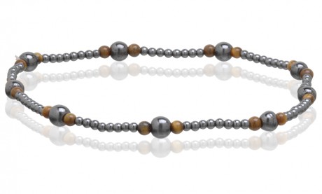 Magnetic Hematite Stretchable Anklets