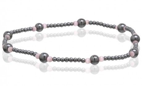 Magnetic Hematite Stretchable Anklets