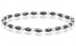 Magnetic Hematite Stretchable Anklets