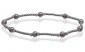 Magnetic Hematite Stretchable Anklets