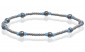 Magnetic Hematite Stretchable Anklets