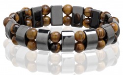 Buy Magnetic Hematite Stretchable Bracelet - 2 Line in Des Moines, Iowa