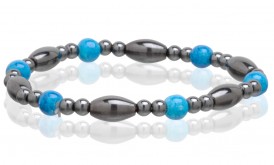 Magnetic Hematite Stretchable Bracelet