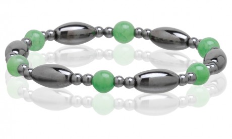 Magnetic Hematite Stretchable Bracelet