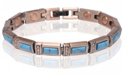 Buy Magnetic Multi Color Stone Bracelet 