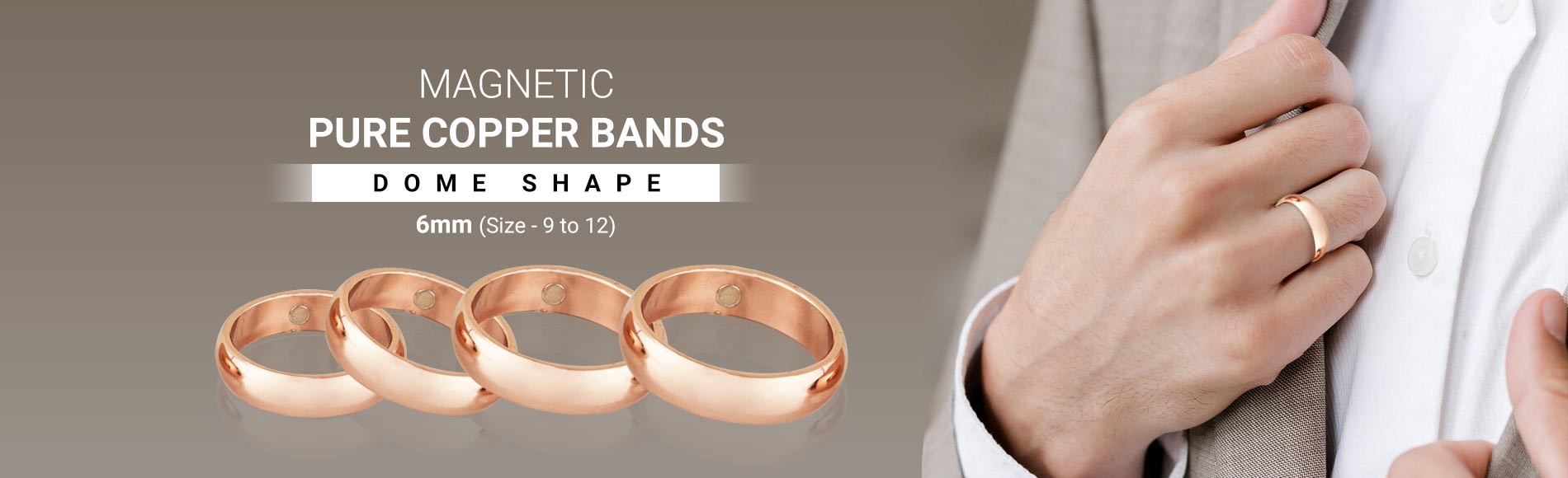 Magnetic Pure Copper Bands