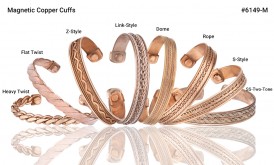 Magnetic Pure Copper Cuffs