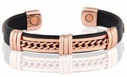 Buy Magnetic Pure Copper Leatherette Cuffs in Henderson, Nevada