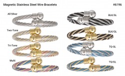 Buy Magnetic Stainless Steel Wire Bracelet 