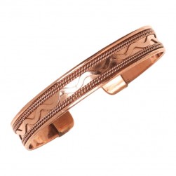 Buy Pure Copper Cuff Bracelet With Cap Link-style in Miami, Florida