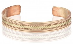 Buy Pure Copper Cuff Dome-two Tone in Provo, Utah