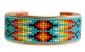 Pure Copper Cuff Native Style Handmade with Czech Bead