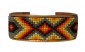 Pure Copper Cuff Native Style Handmade with Czech Bead