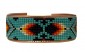 Pure Copper Cuff Native Style Handmade with Czech Bead