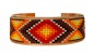 Pure Copper Cuff Native Style Handmade with Czech Bead
