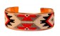 Pure Copper Cuff Native Style Handmade with Czech Bead