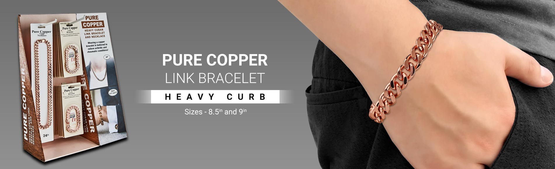 Pure Copper Link Bracelet